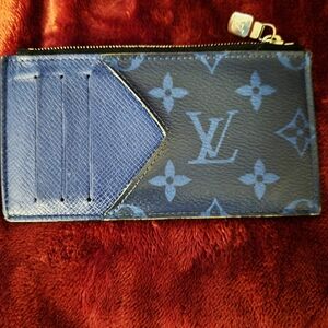 Louis Vuitton Blue Monogram Card Holder